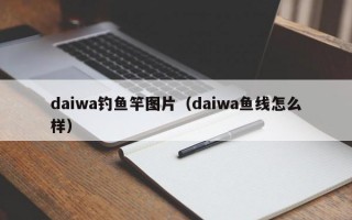 daiwa钓鱼竿图片（daiwa鱼线怎么样）